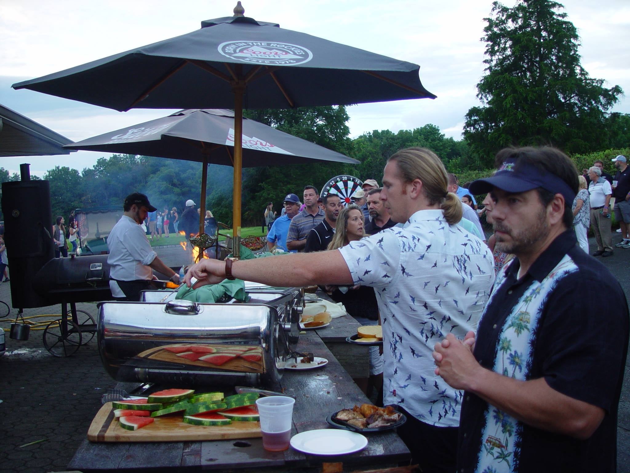 Black Bear Bourbon BBQ food buffet