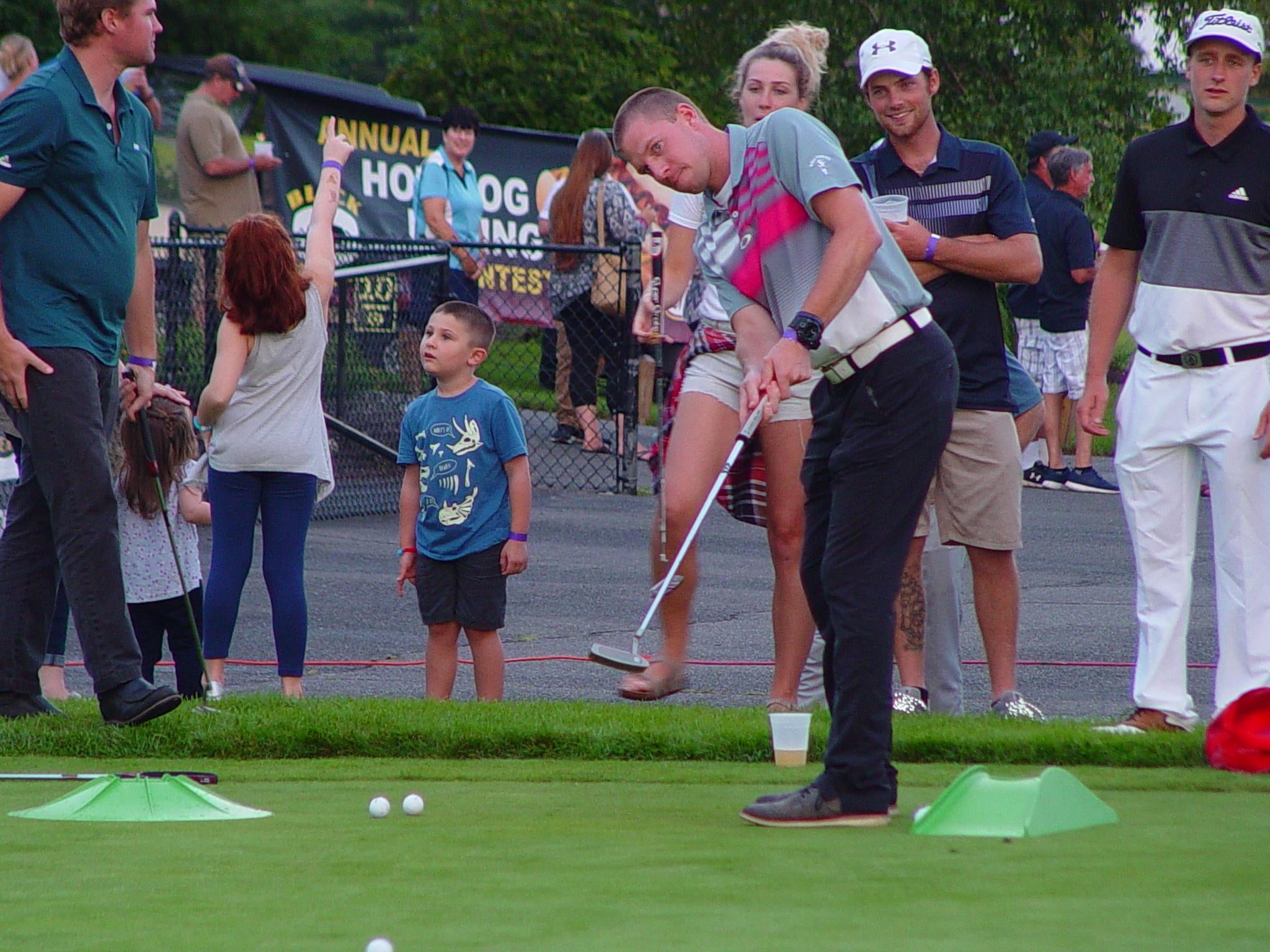 Black Bear Bourbon &amp; BBQ putting contest