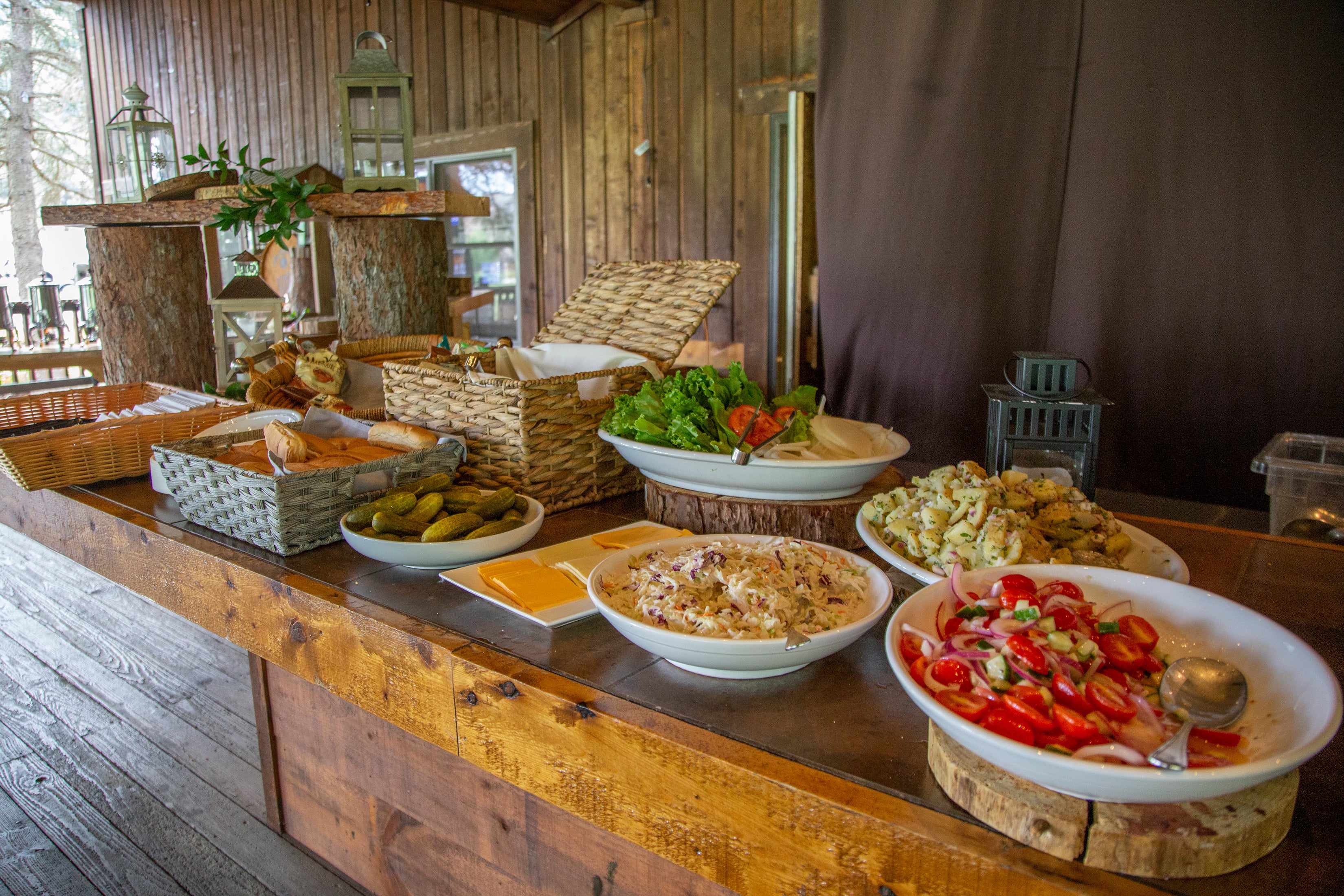 Labor Day BBQ Food Display