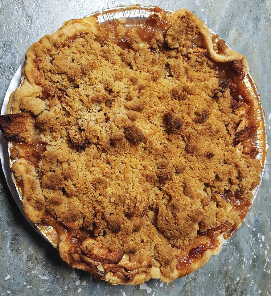 Fresh apple pie
