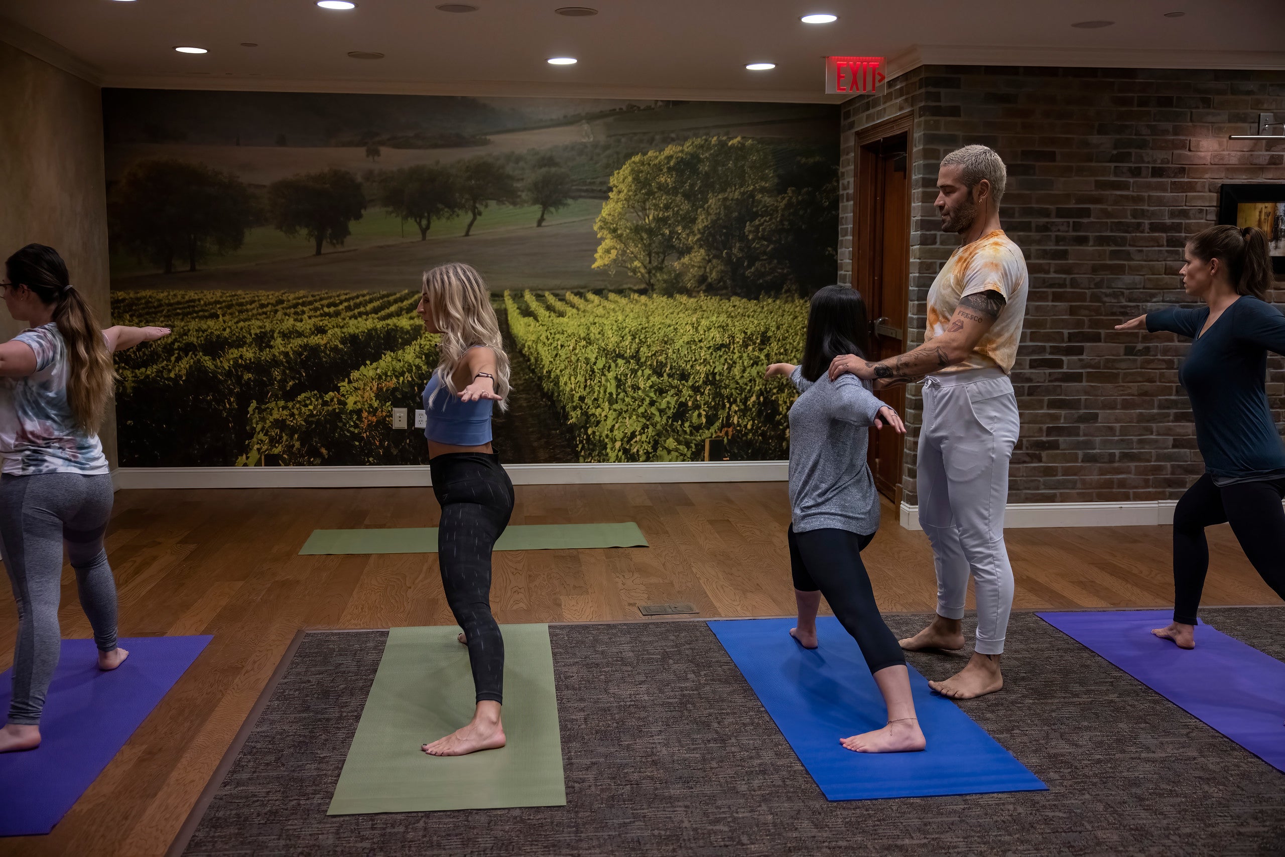 Yoga class at Crystal Springs Resort