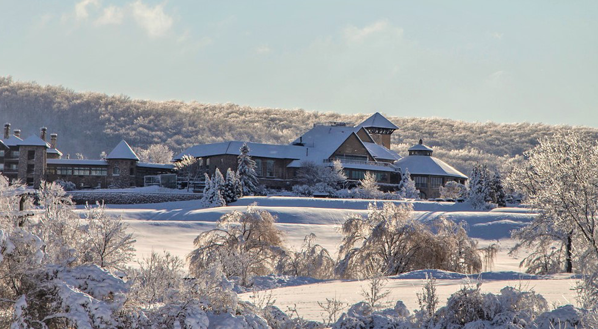 The Crystal Springs Clubhouse at NYCs Closest Resort