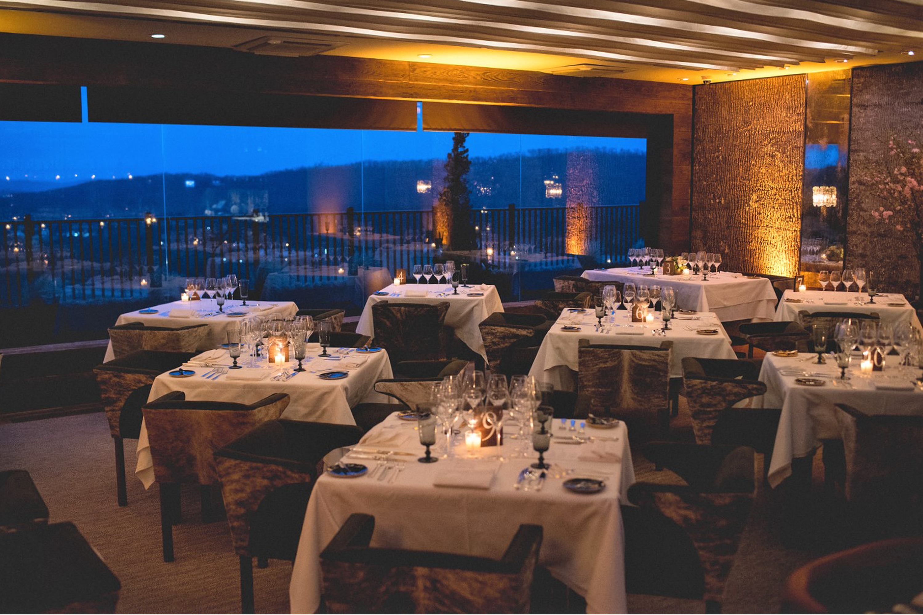 Latour dining room at night