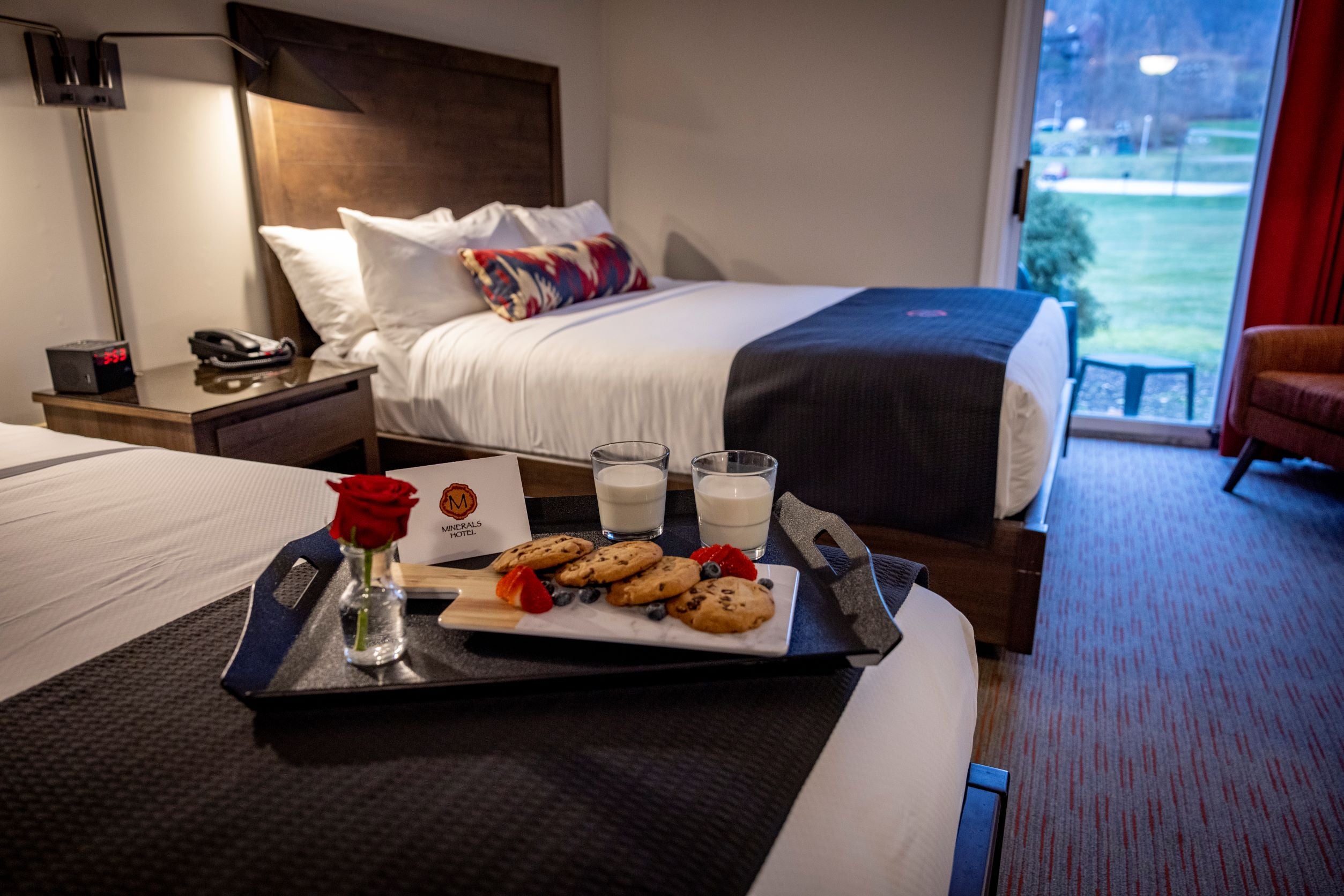 Deluxe Patio Guest Room at Minerals Hotel