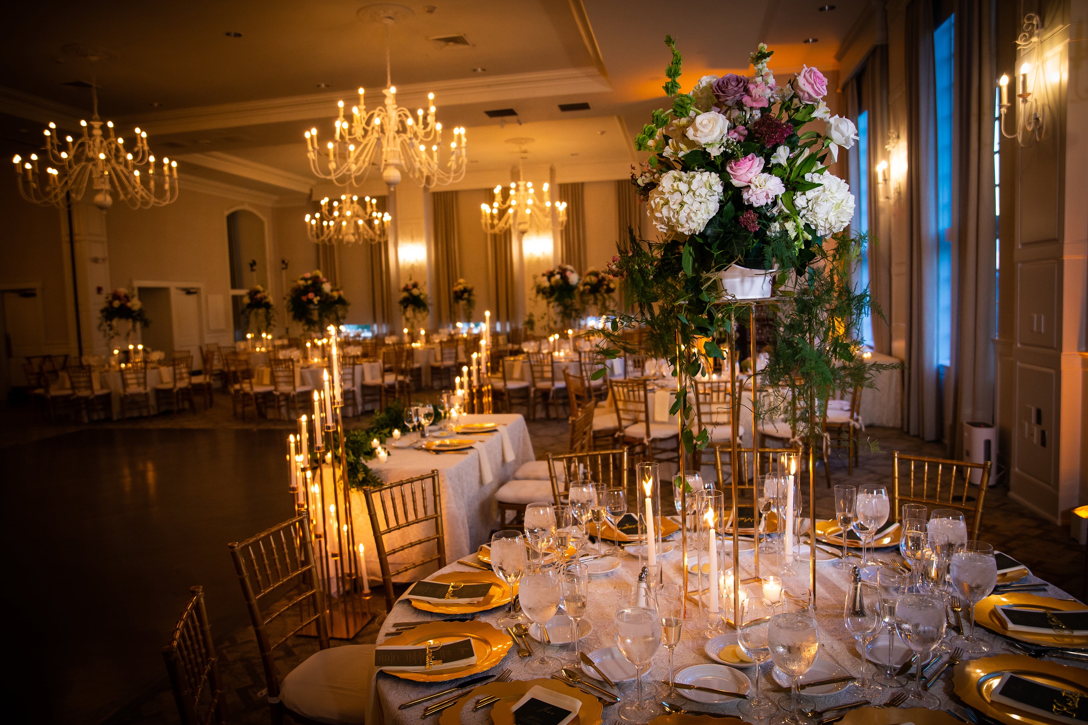 Emerald Ballroom wedding reception