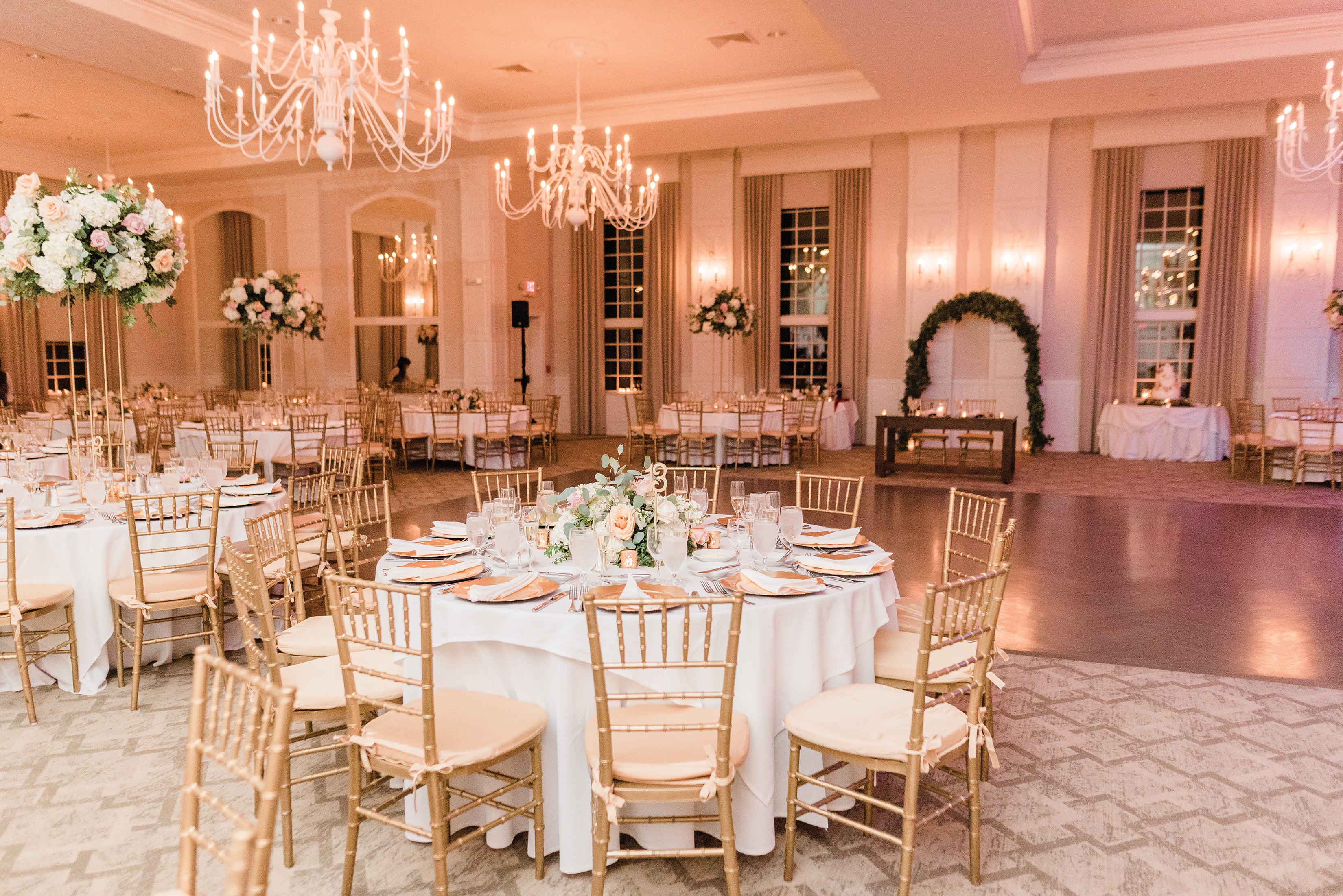 Emerald Ballroom wedding reception