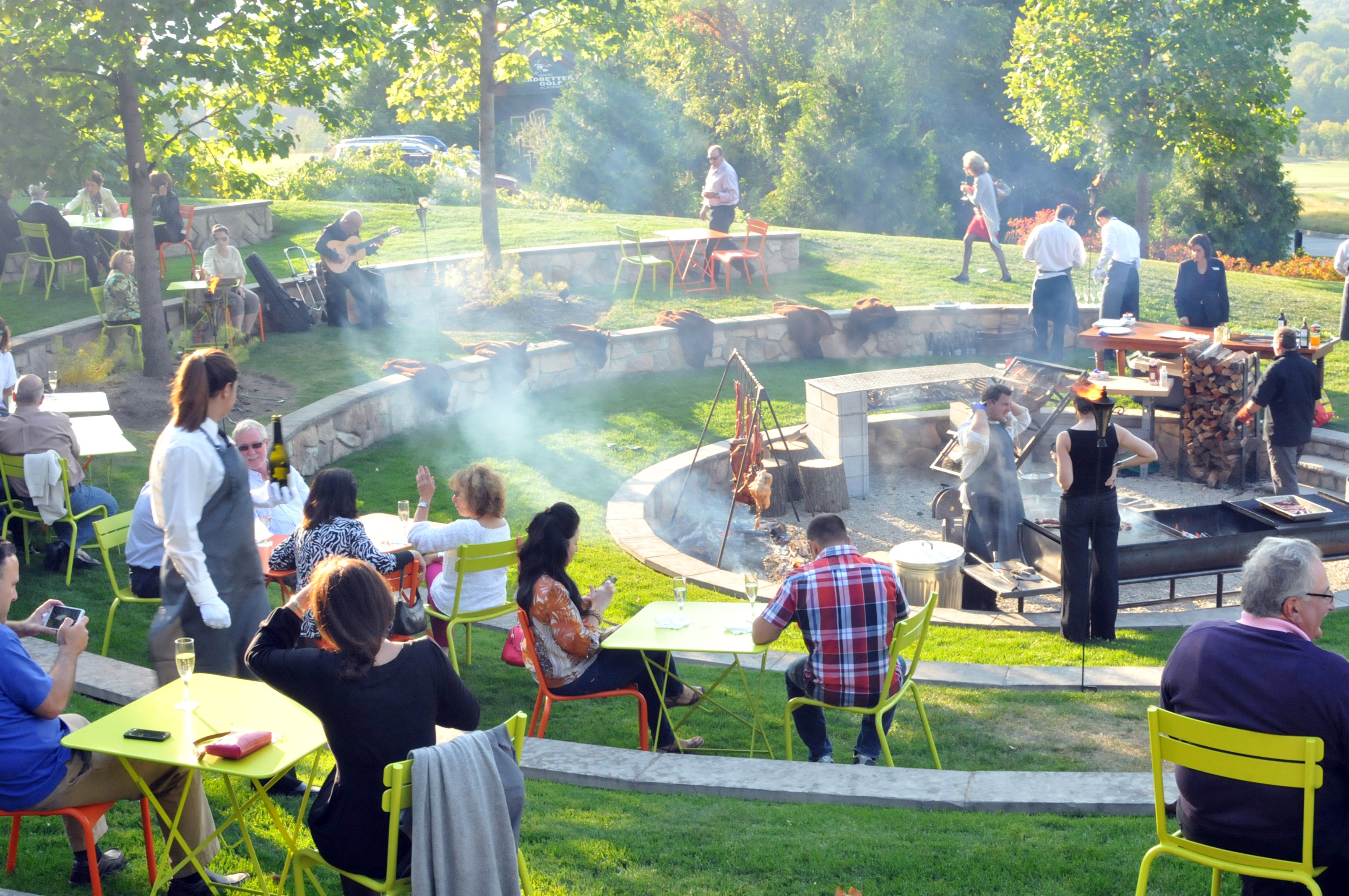 Chef's Garden roast event in the Amphitheater at Crystal Springs Resort in NJ