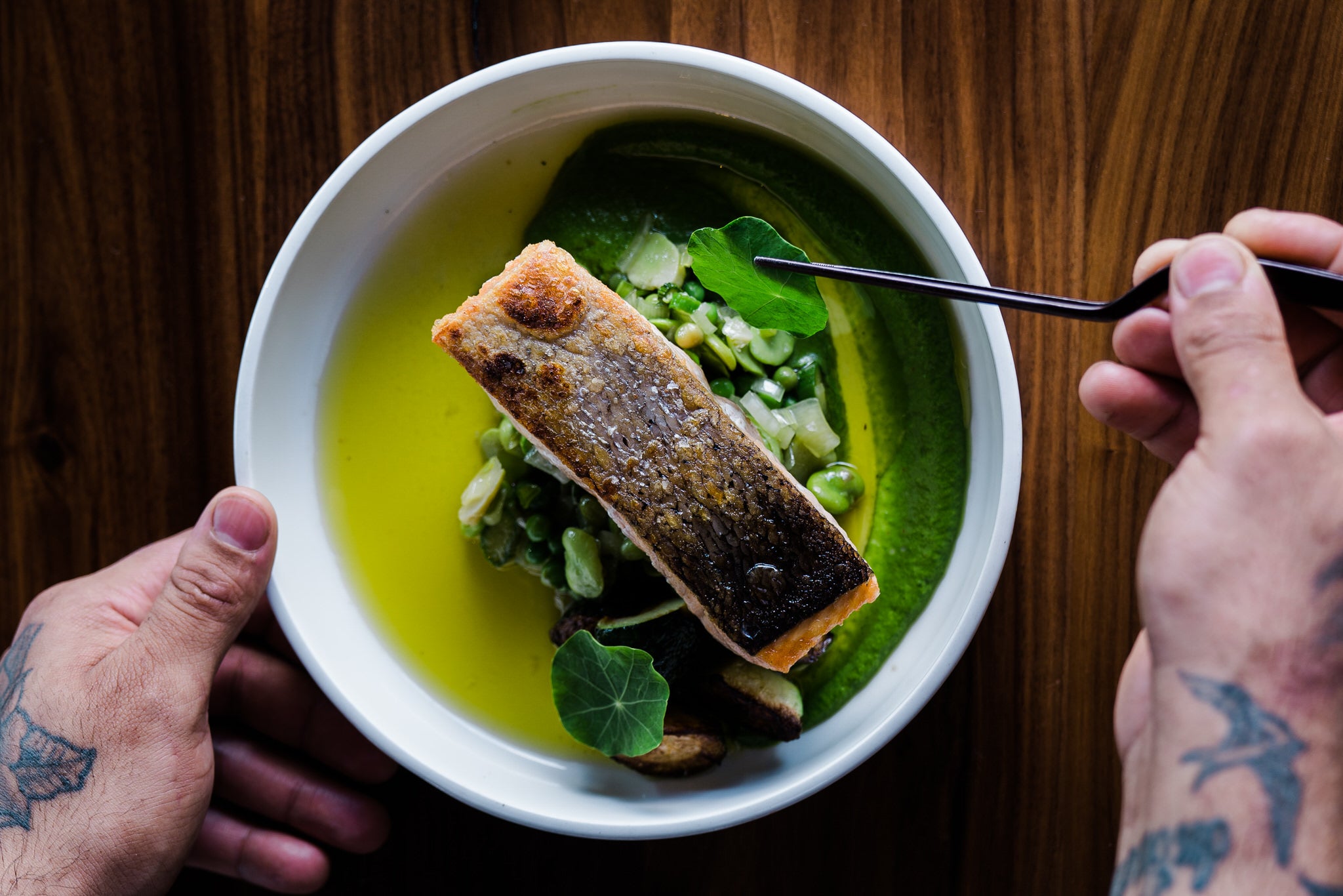 Crystal Tavern salmon dish