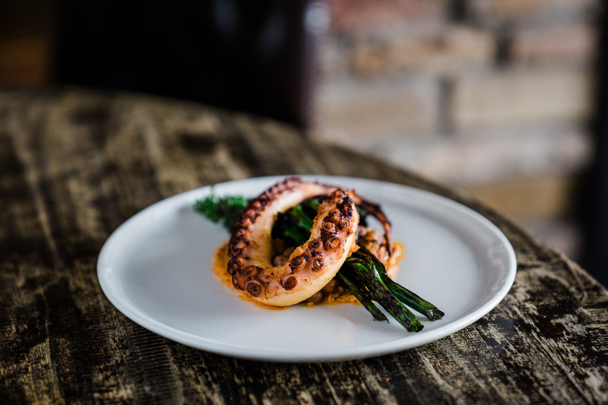 Octopus Starter at Springs Bistro