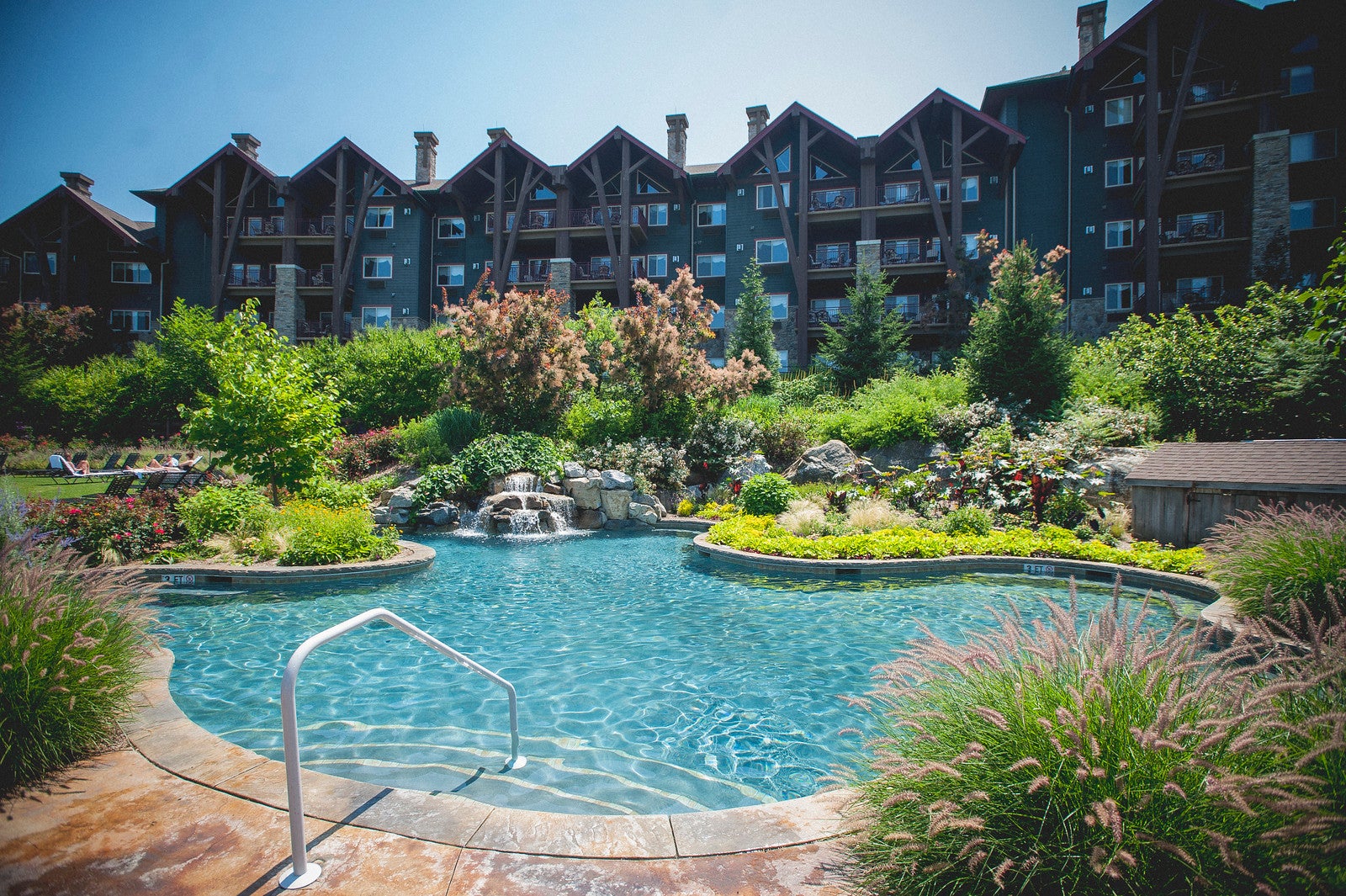 Biosphere Outdoor Pool at Grand Cascades Lodge