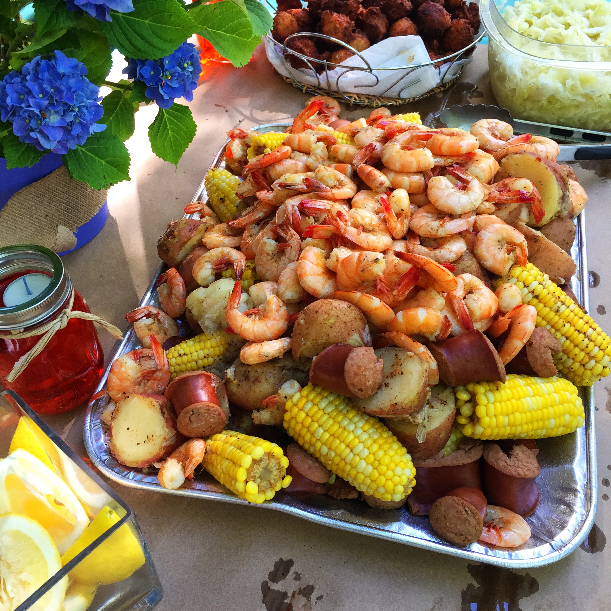 Shrimp boil.