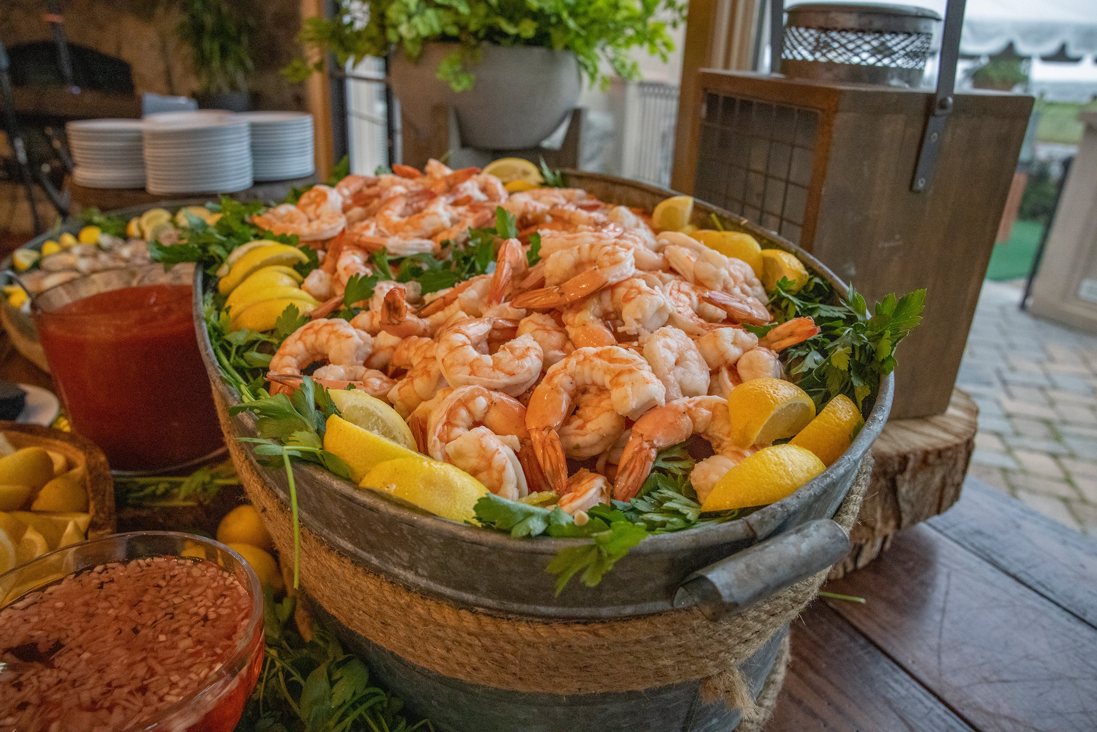 Cocktail hour shrimp