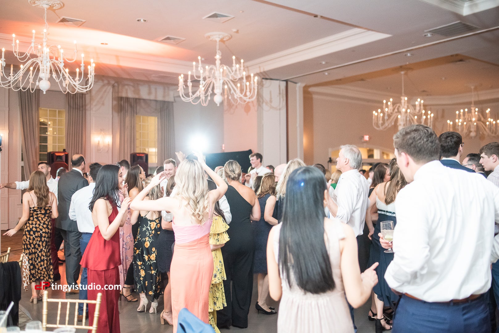 Wedding reception in the Emerald Ballroom