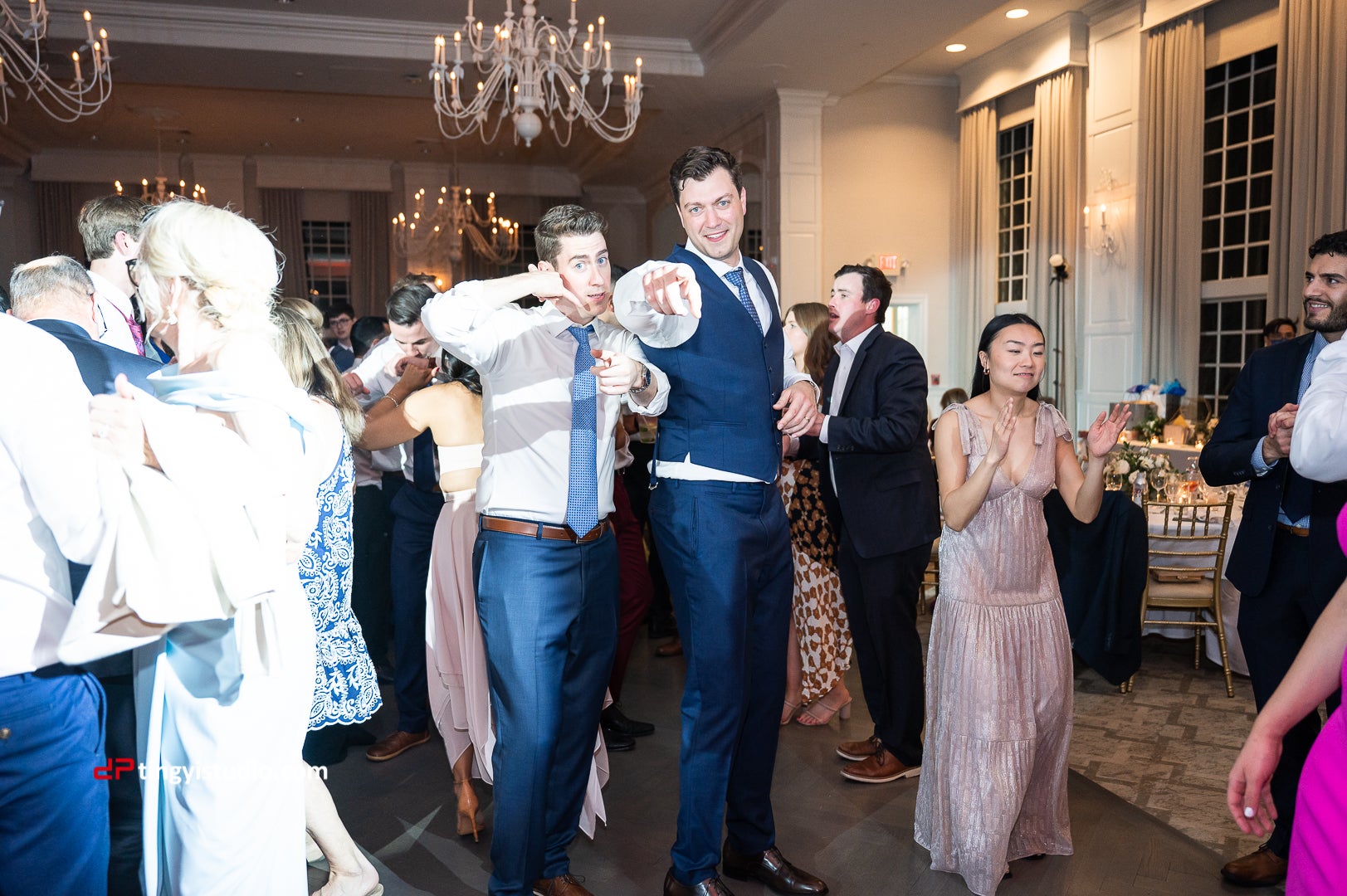 Wedding reception in the Emerald Ballroom