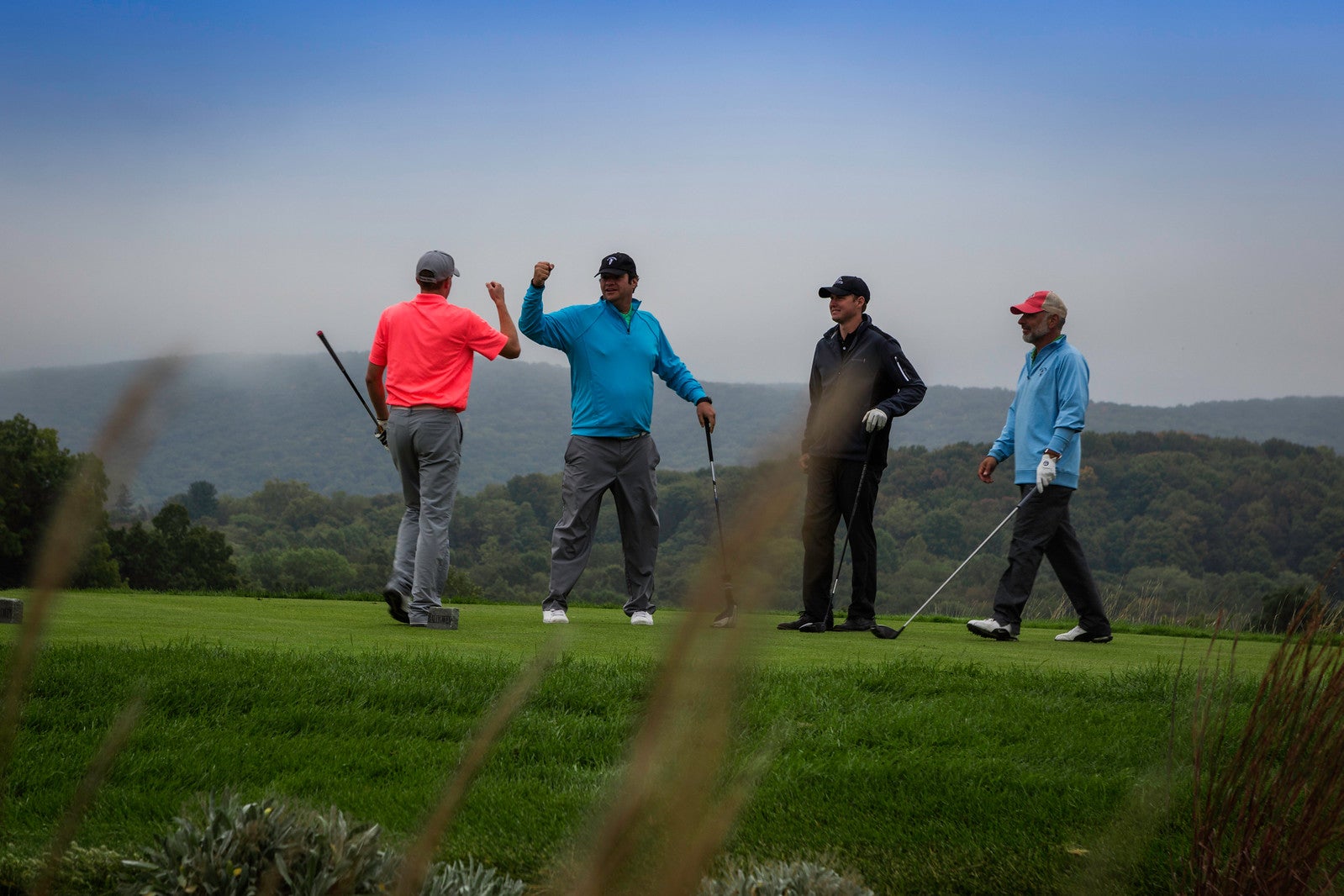 Golfers at Crystal Springs Resort