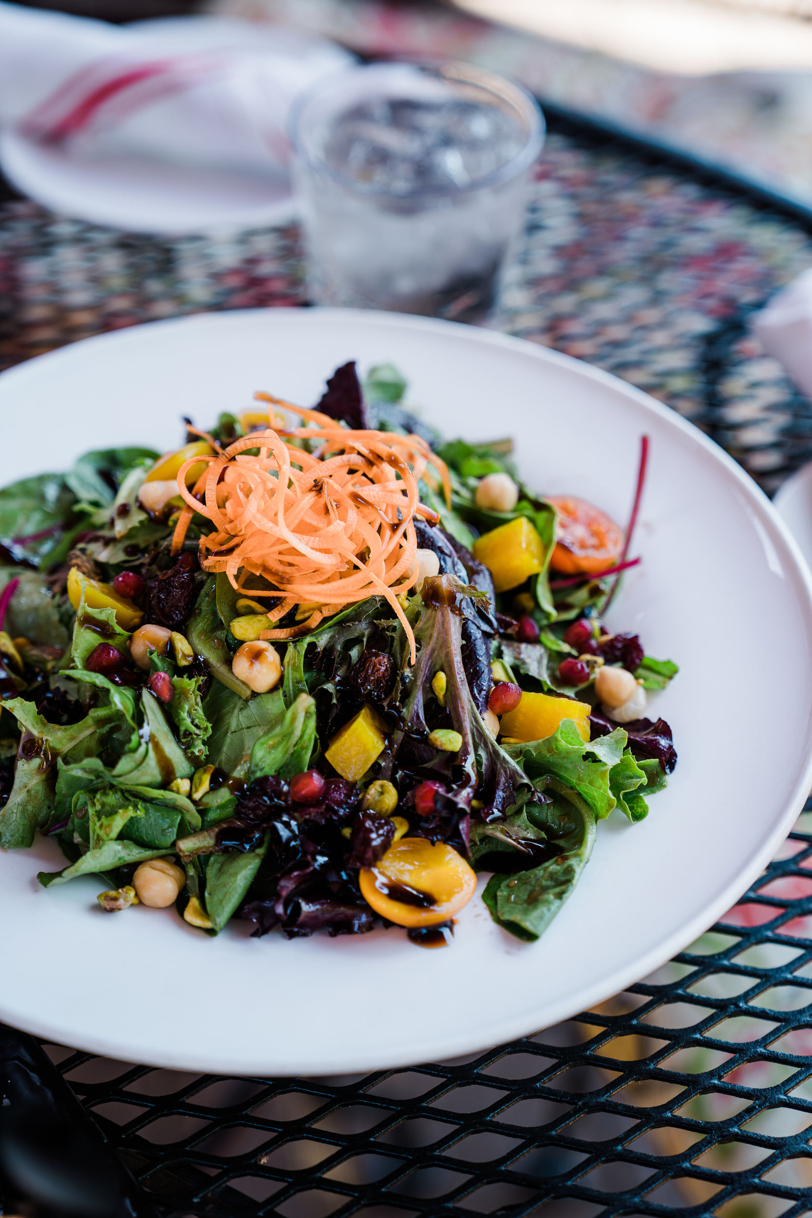 Colorful salad from Kites Restaurant