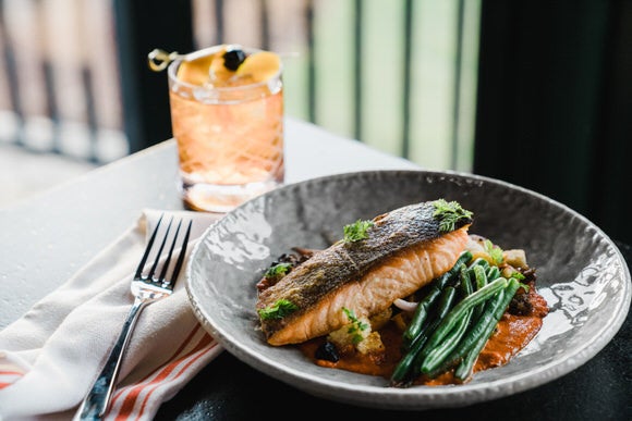 Crystal Tavern salmon dish