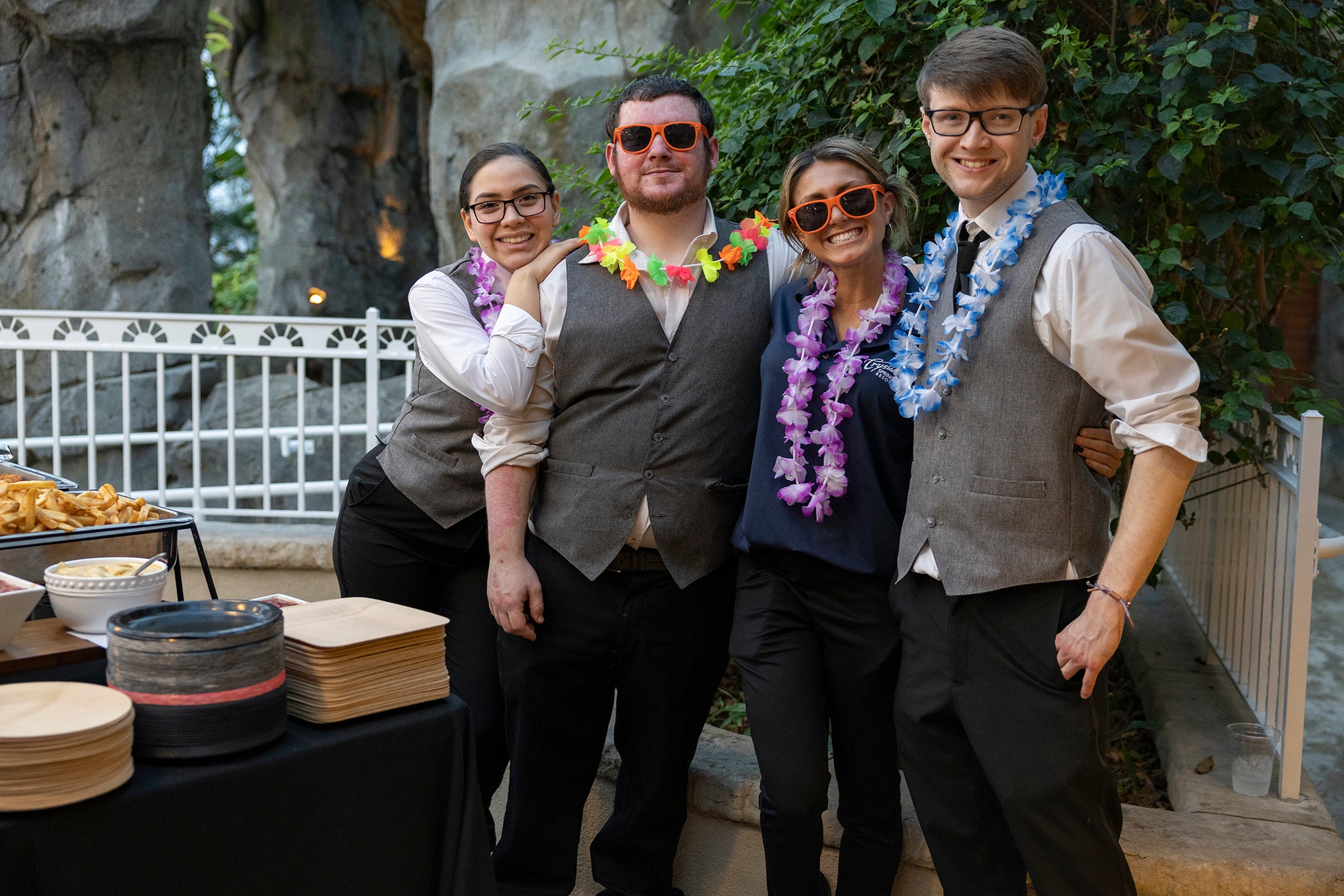 Crystal Springs Resort employees at a company event