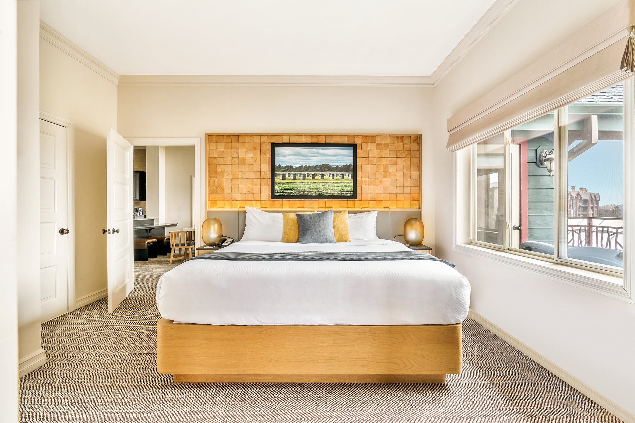 Bedroom suite at Grand Cascades Lodge