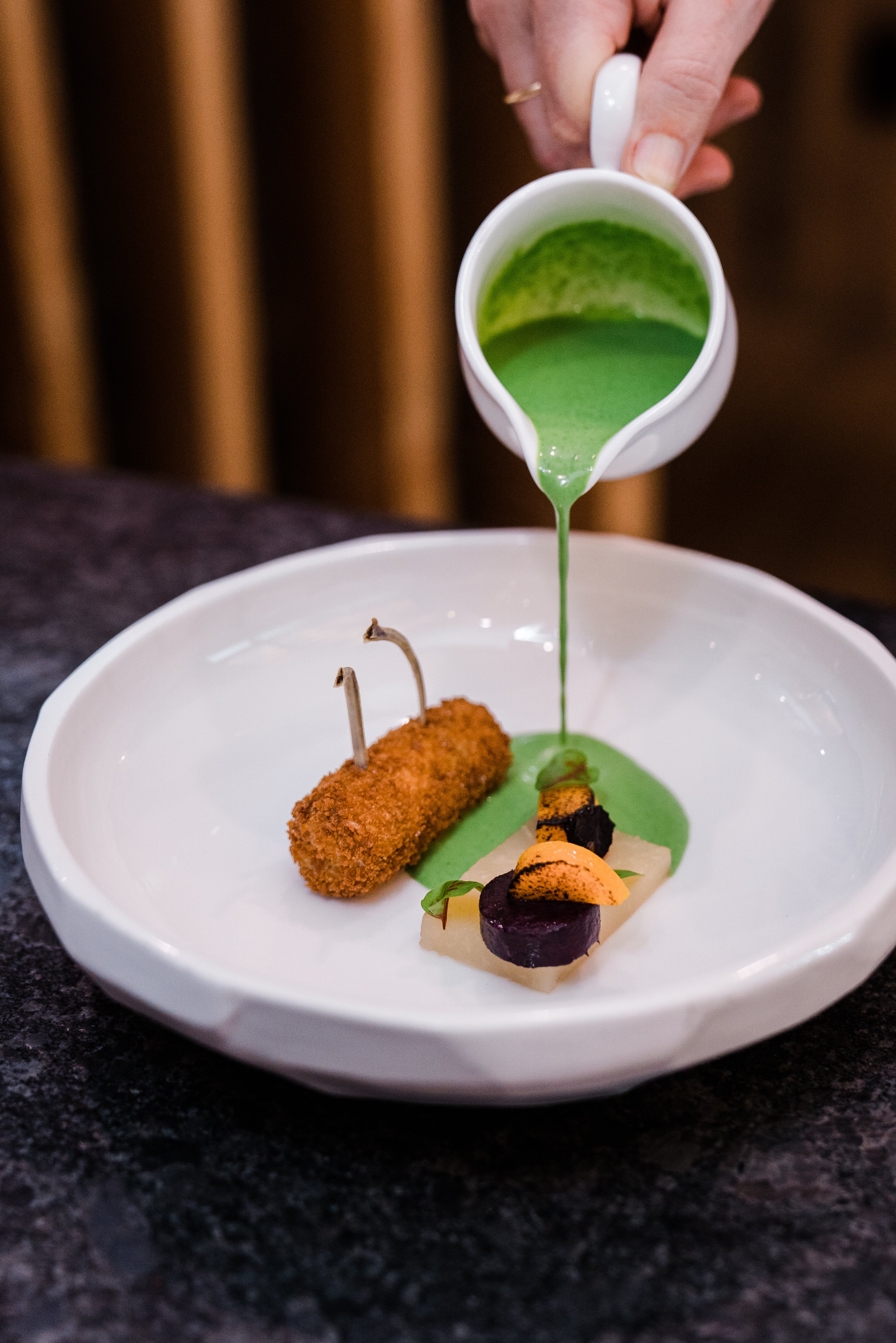 Plated dish at Restaurant Latour
