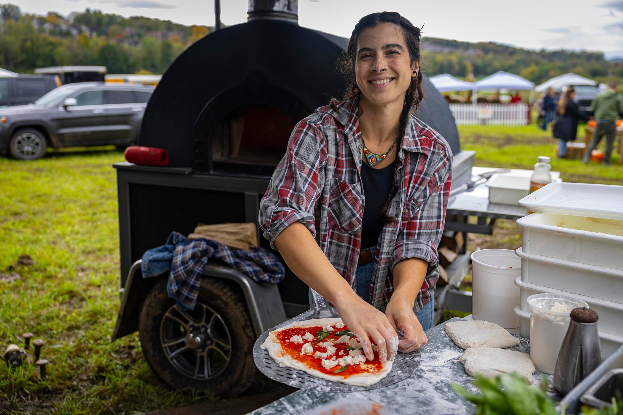 Emily Hearth's pizza.