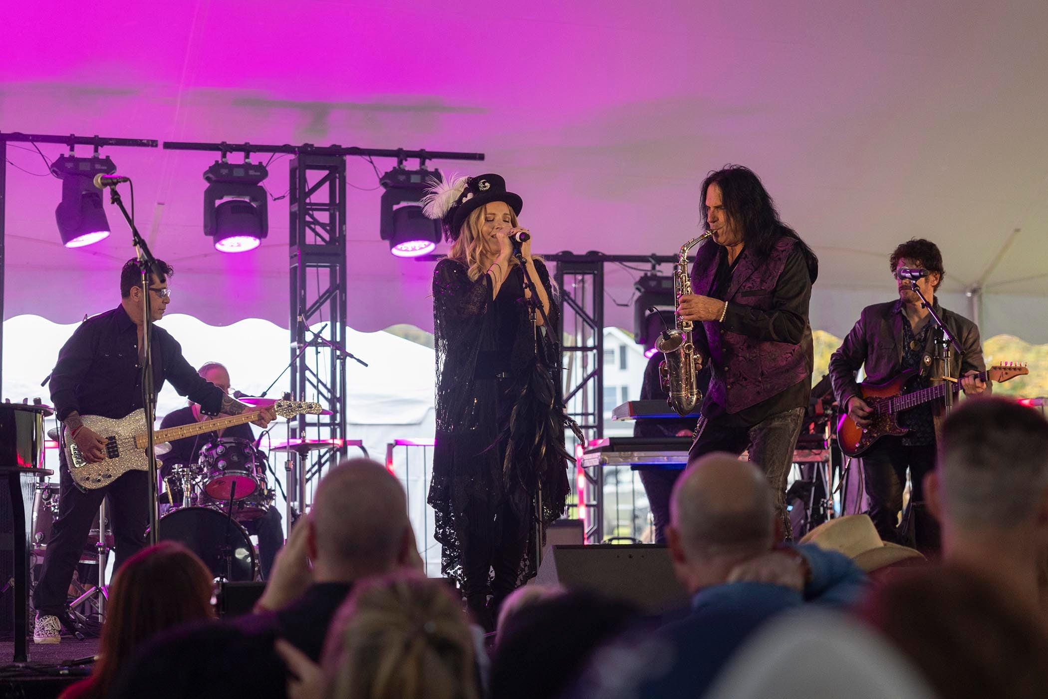 Gypsy, the band, on stage performing at 2023 Music Fest.