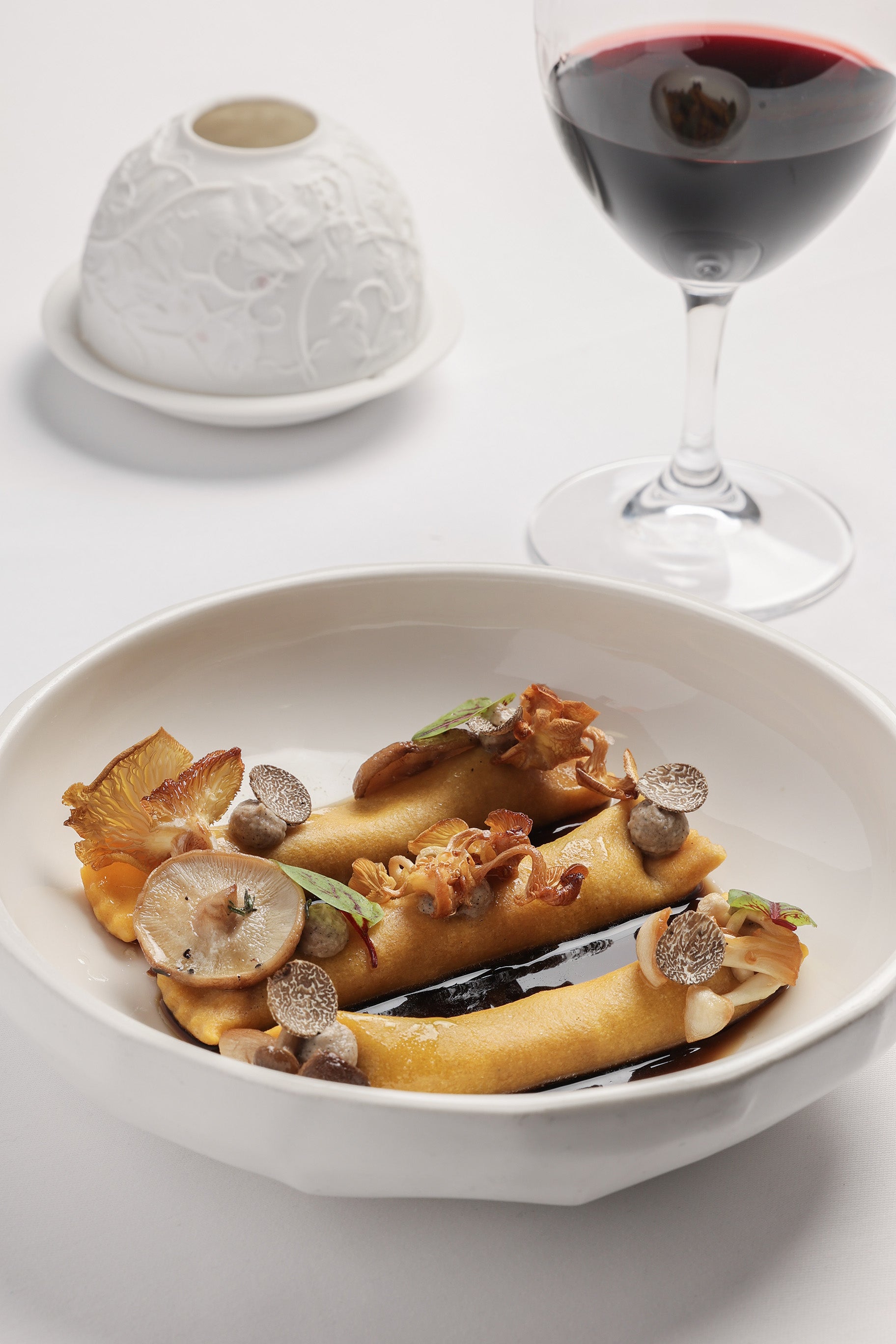 Foraged Mushroom Pasta Dish