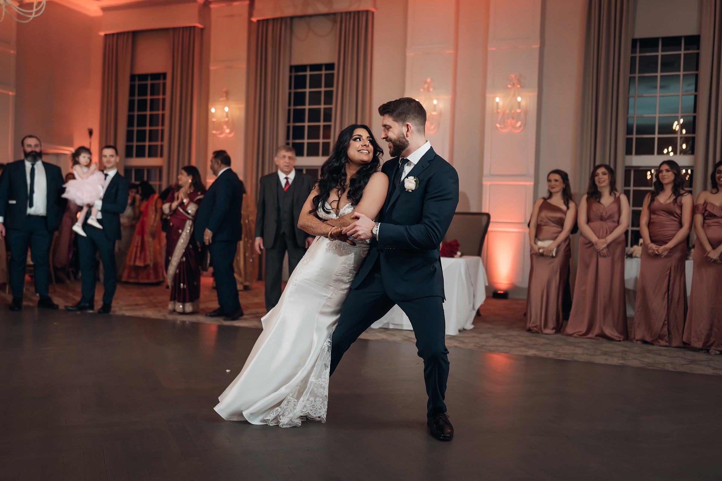 Wedding reception in the Emerald Ballroom