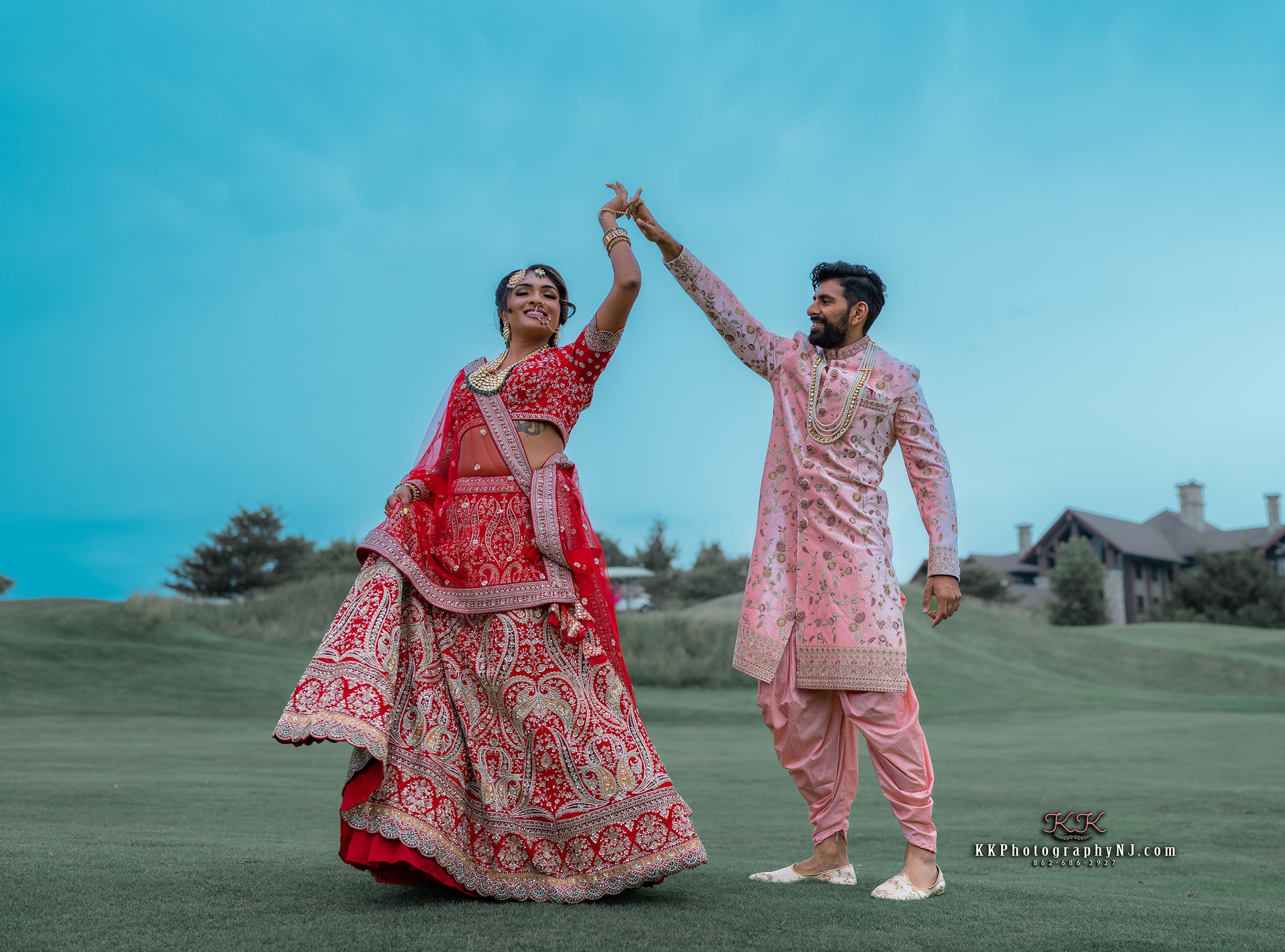 Indian Bride and Groom at Crystal Springs Resort