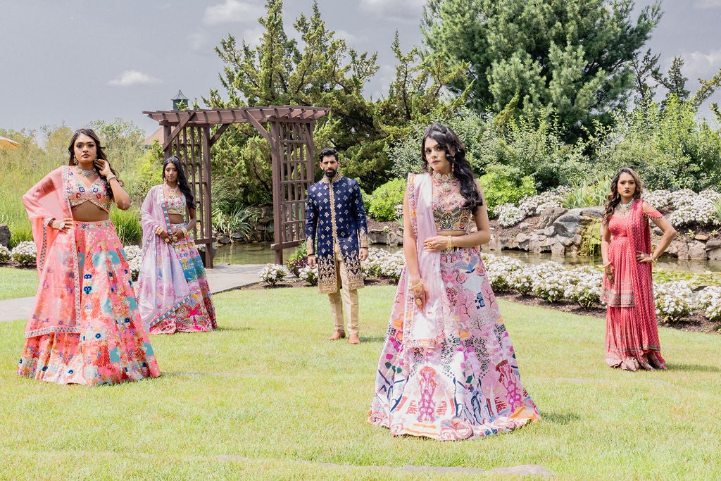 Indian Wedding Bridal Party