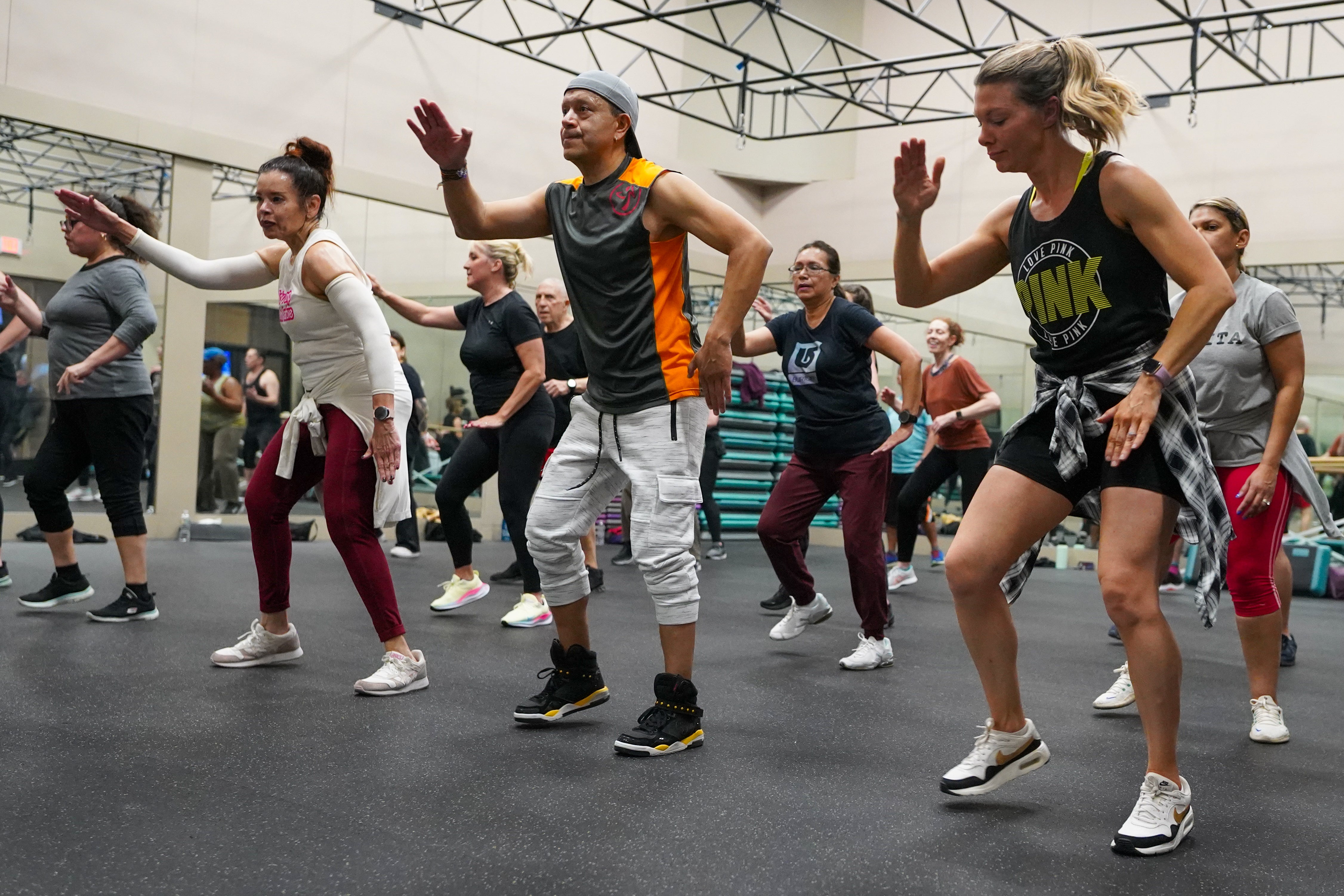 Workout class at Minerals Sports Club.