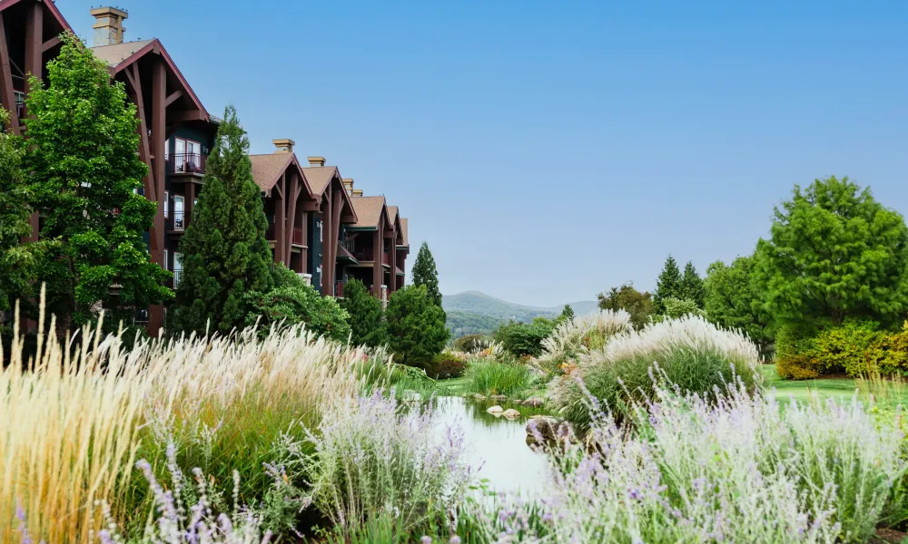 Exterior of Grand Cascades Lodge