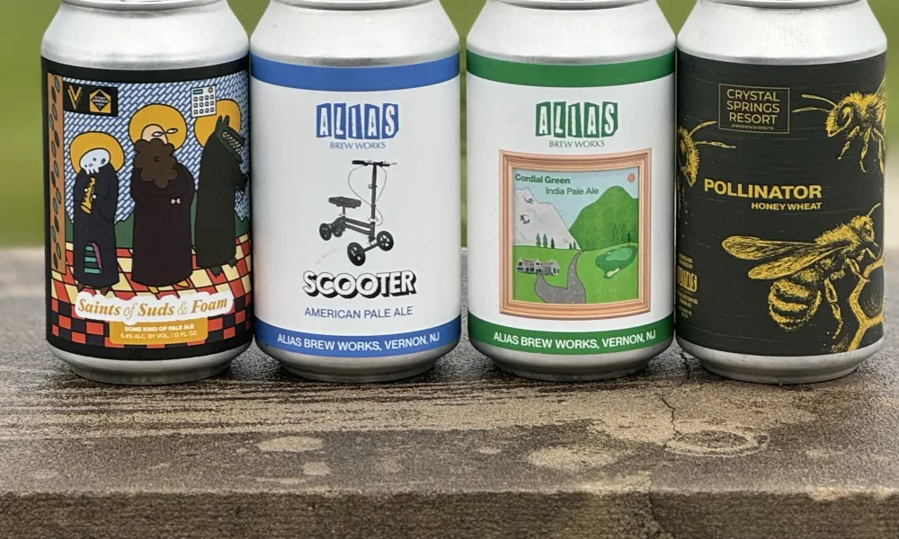 Alias Brew Works beer. 