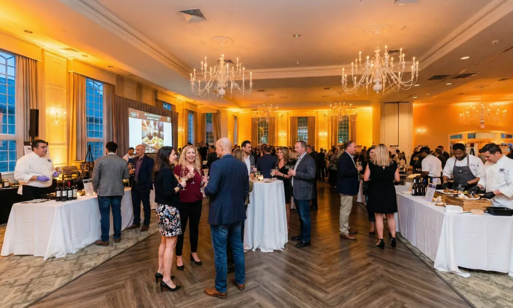 Emerald Ballroom for a cocktail hour