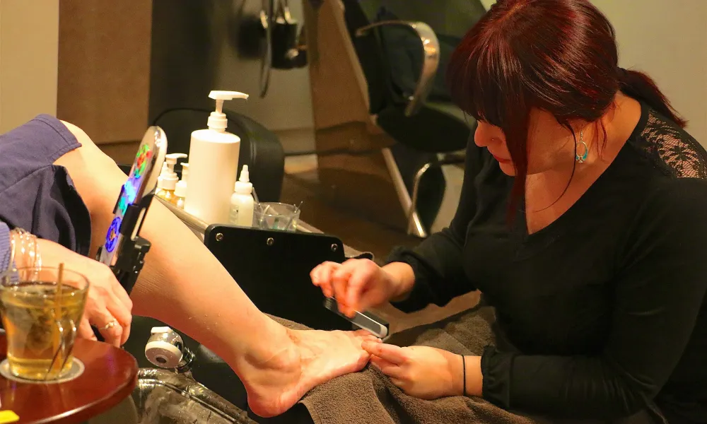 Pedicure at Elements Spa