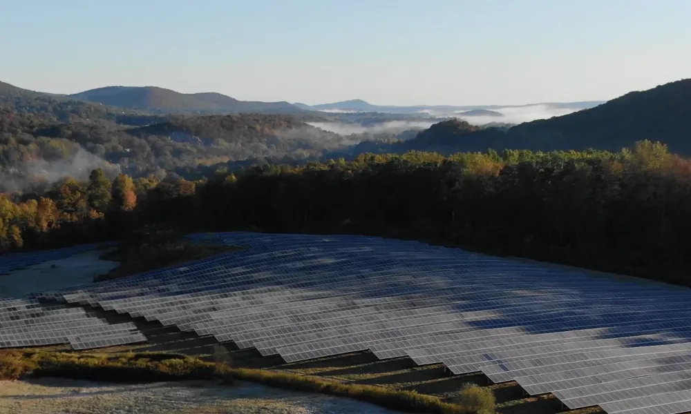 Solar Farm at Crystal Springs Resort