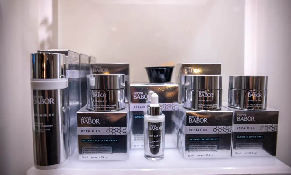Babor products at Elements Spa.