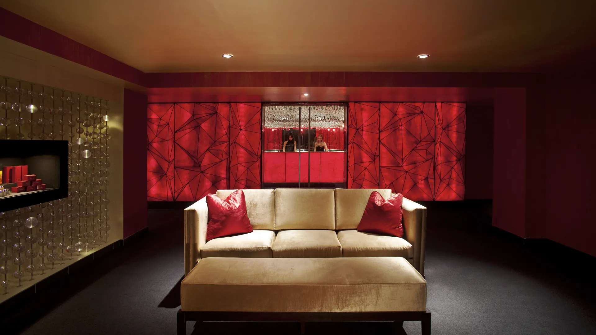 Reflections Spa waiting area.