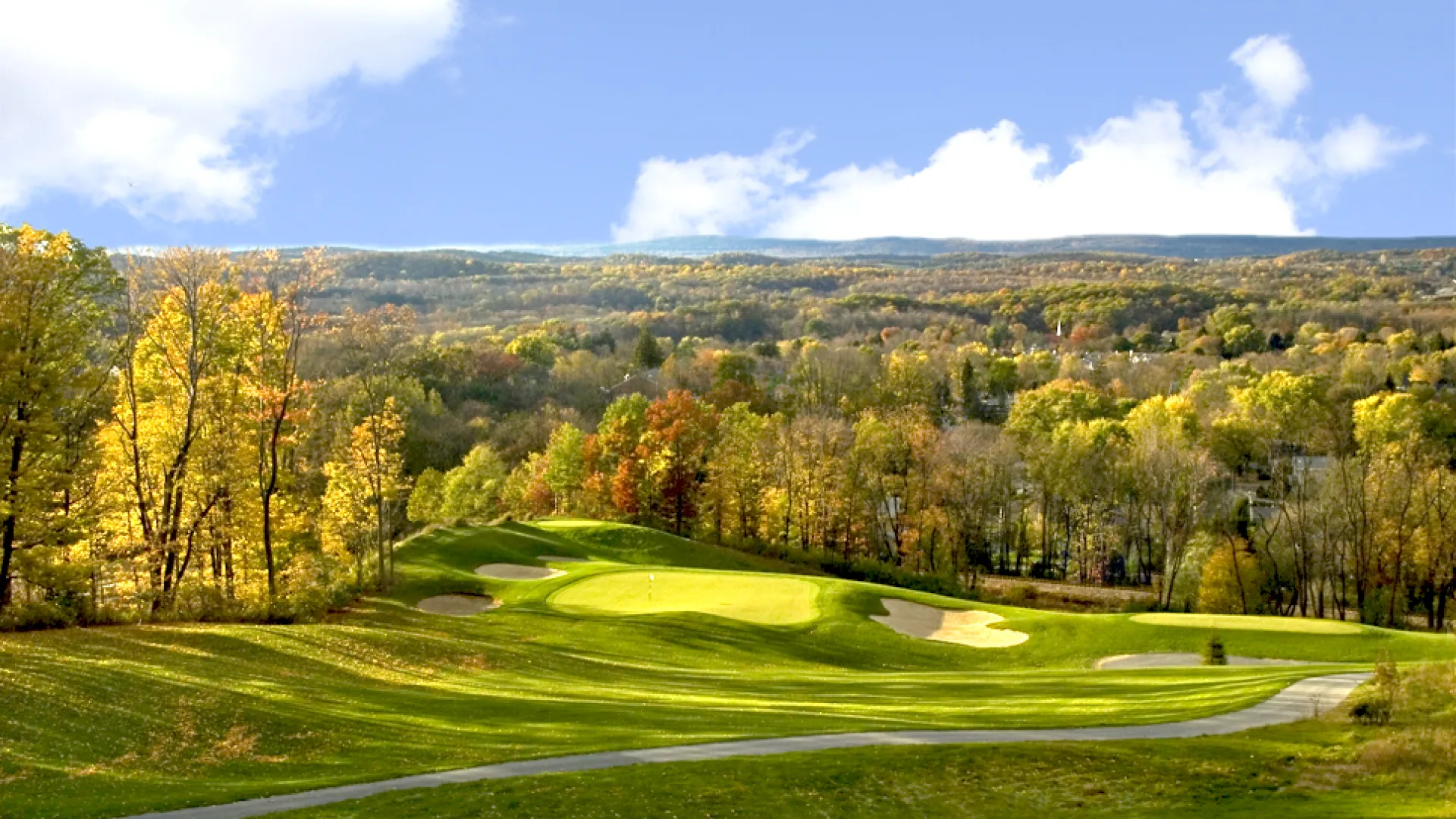 Hole 10 during Fall at Wild Turkey Golf Club