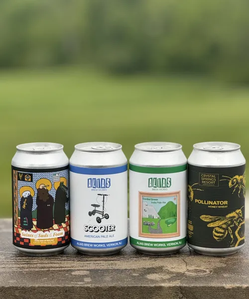 Alias Brew Works beer. 