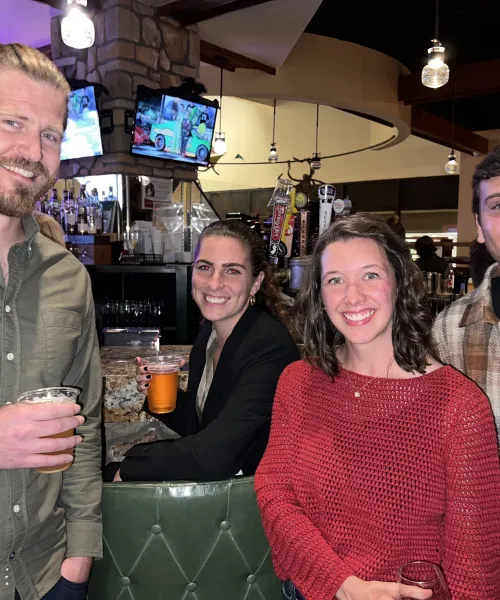 Minerals Sports Club guests enjoying mixer at Kites Restaurant. 