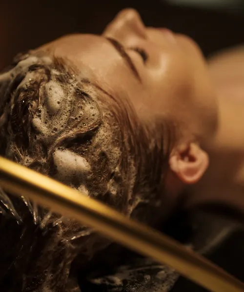 Head spa treatment