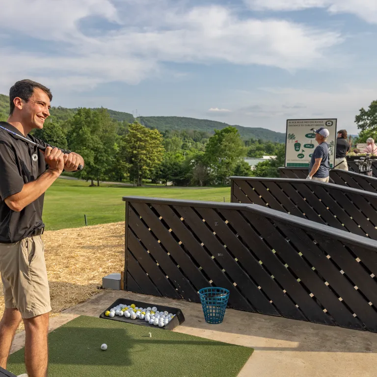 Black Bear trackman range. 