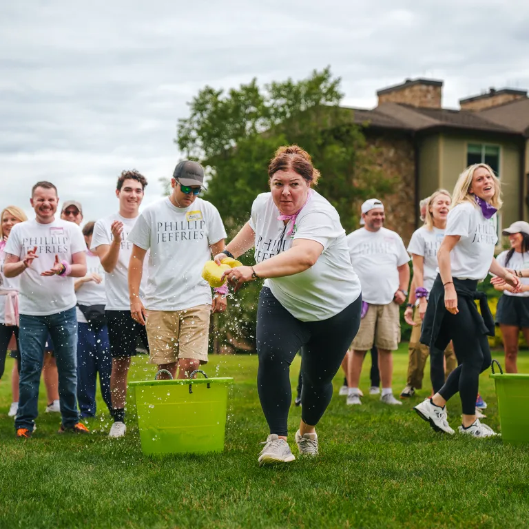 Teambuilding event with Phillip Jeffries.