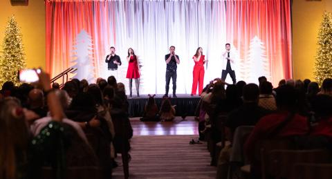 5-Singers-On-Stage-Holiday-Concert