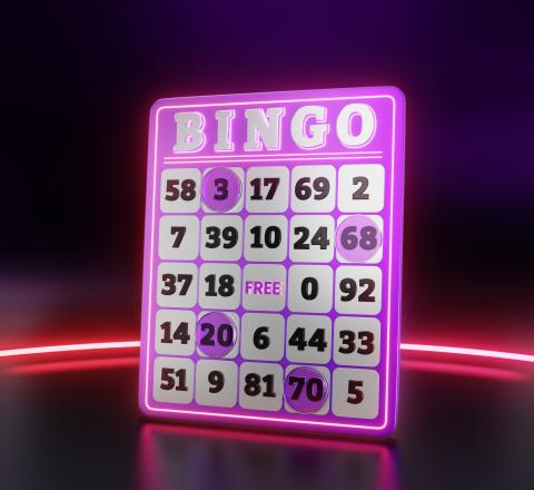 Glow in the dark BINGO.