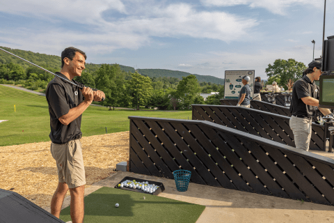 Black Bear trackman range. 