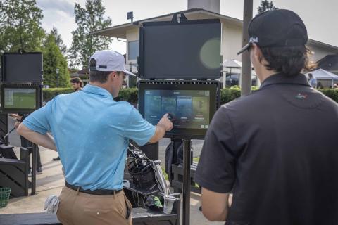 Black Bear trackman range. 