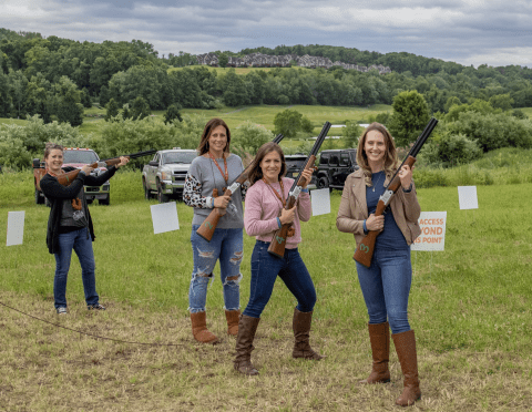 Group Laser Clay Shooting