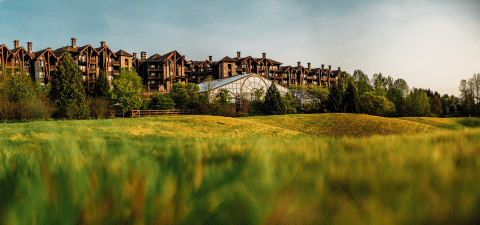 Exterior View of Grand Cascades Lodge